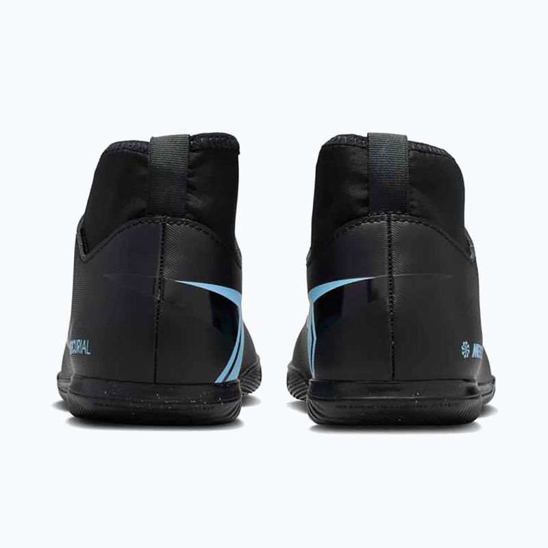 Încălțămintede fotbal pentru copii Nike Mercurial Superfly 10 Club black/ice blue 11
