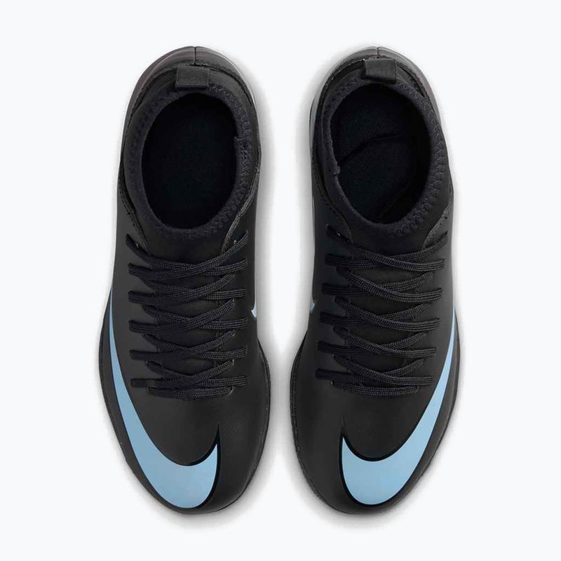 Încălțămintede fotbal pentru copii Nike Mercurial Superfly 10 Club black/ice blue 13