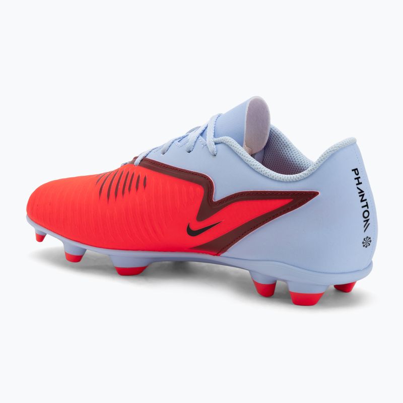 Încălțăminte de fotbal pentru bărbați Nike Phantom 6 Low Club FG/MG royal tint/bright crimson 3