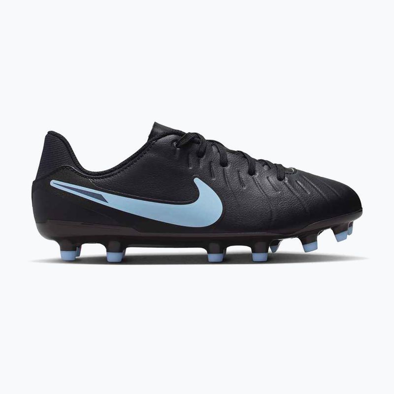 Încălțăminte de fotbal pentru copii Nike Tiempo Legend 10 Academy FG/MG black/black 8