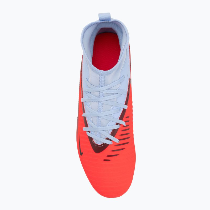 Încălțăminte de fotbal pentru bărbați Nike Phantom 6 High Club FG/MG royal tint/bright crimson 5