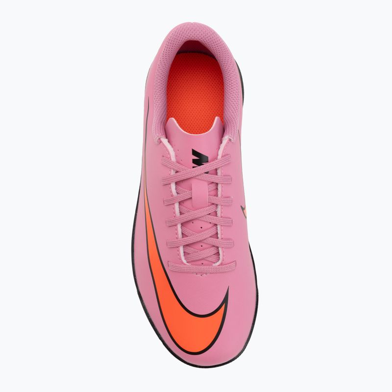Încălțăminte de fotbal pentru copii Nike Mercurial Vapor 16 Club TF magic flamingo/black/total crimson 5