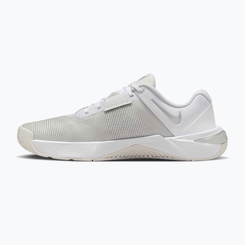 Încălțăminte de ridicare greutăți pentru femei Nike Metcon 10 white/platinum tint/metallic silver 9