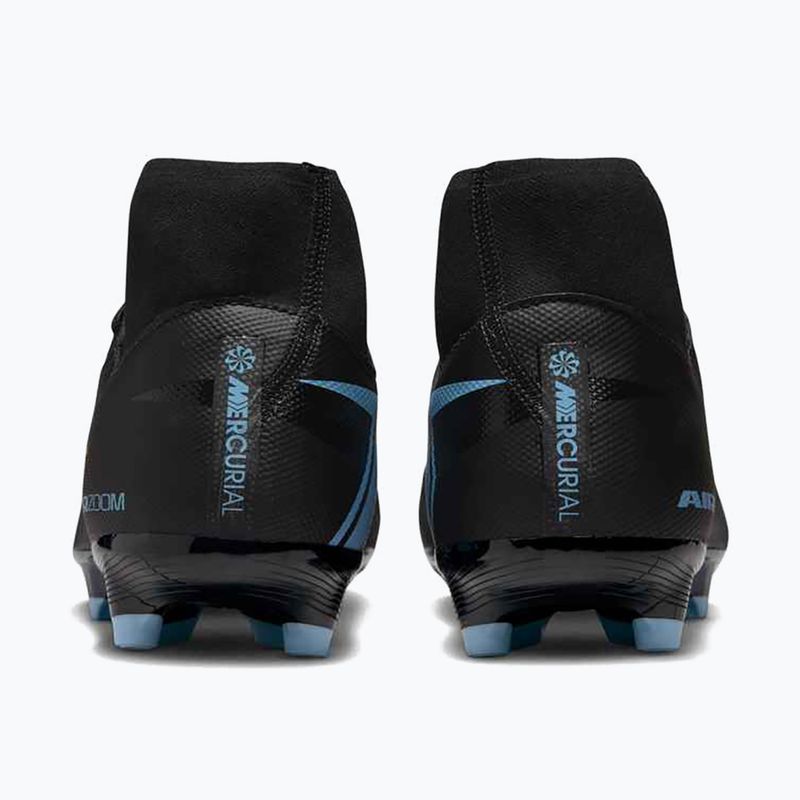 Încălțăminte de fotbal pentru bărbați Nike Mercurial Superfly 10 Academy MG black/ice blue 11