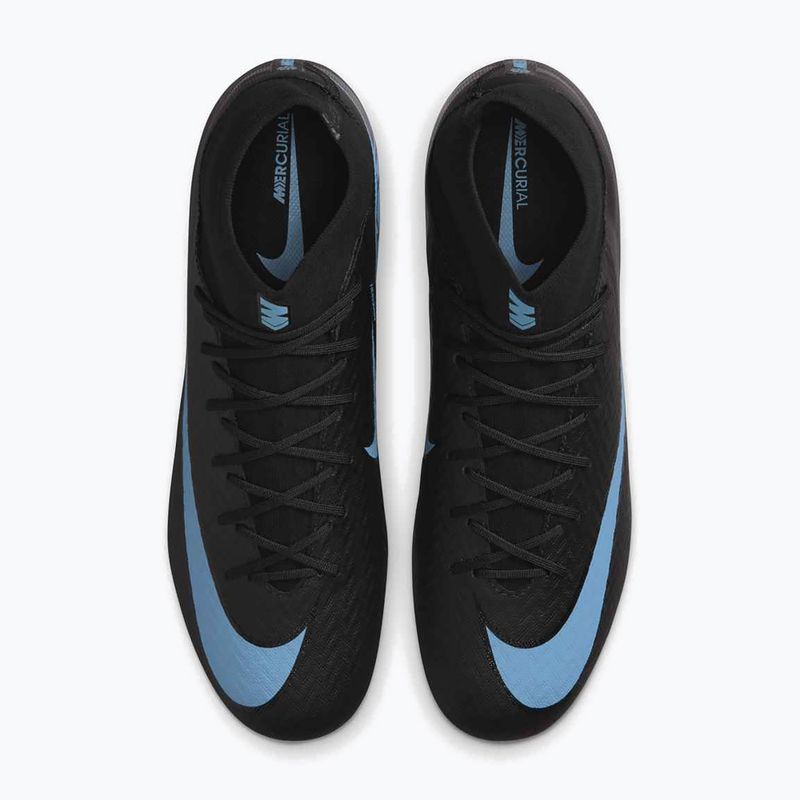 Încălțăminte de fotbal pentru bărbați Nike Mercurial Superfly 10 Academy MG black/ice blue 13