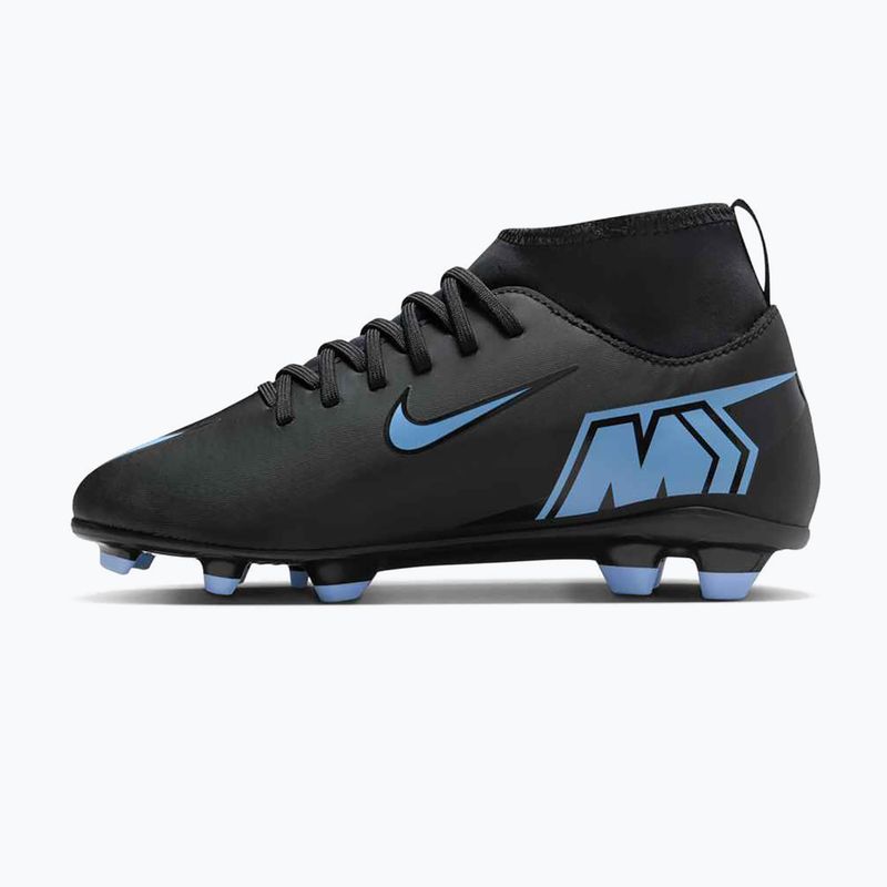 Încălțăminte de fotbal pentru copii Nike Mercurial Superfly 10 Club FG/MG black/ice blue 9