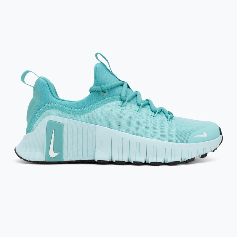 Încălțăminte de antrenament pentru femei Nike Free Metcon 6 bleached turquoise/washed teal/teal tint/white 2