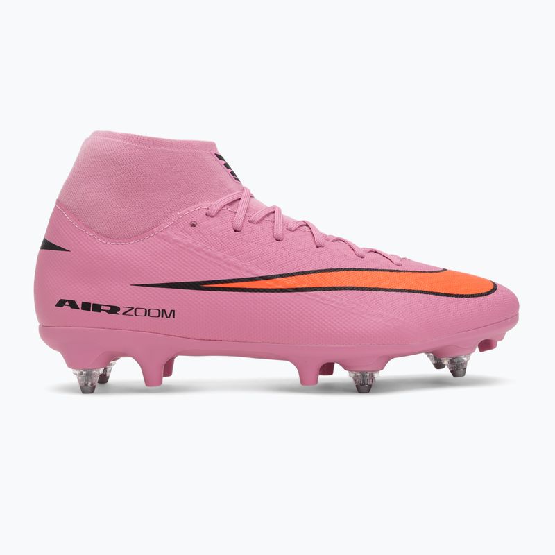 Încălțăminte de fotbal pentru bărbați Nike Mercurial Superfly 10 Academy SG-Pro magic flamingo/black/total crimson 2