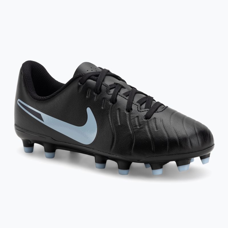 Încălțăminte de fotbal pentru copii Nike Tiempo Legend 10 Club FG/MG black/black