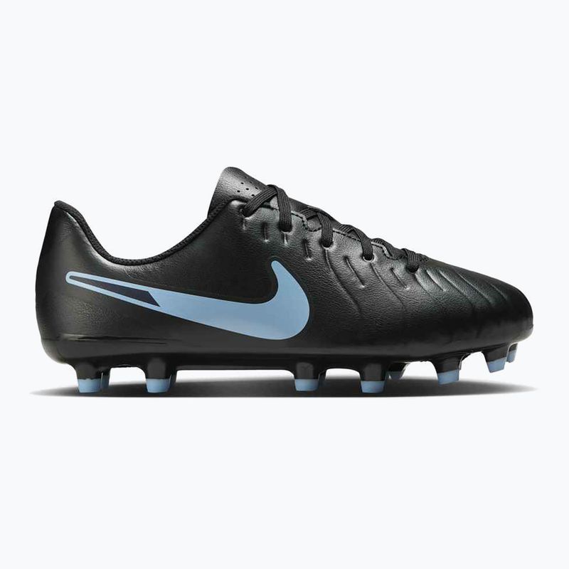 Încălțăminte de fotbal pentru copii Nike Tiempo Legend 10 Club FG/MG black/black 8