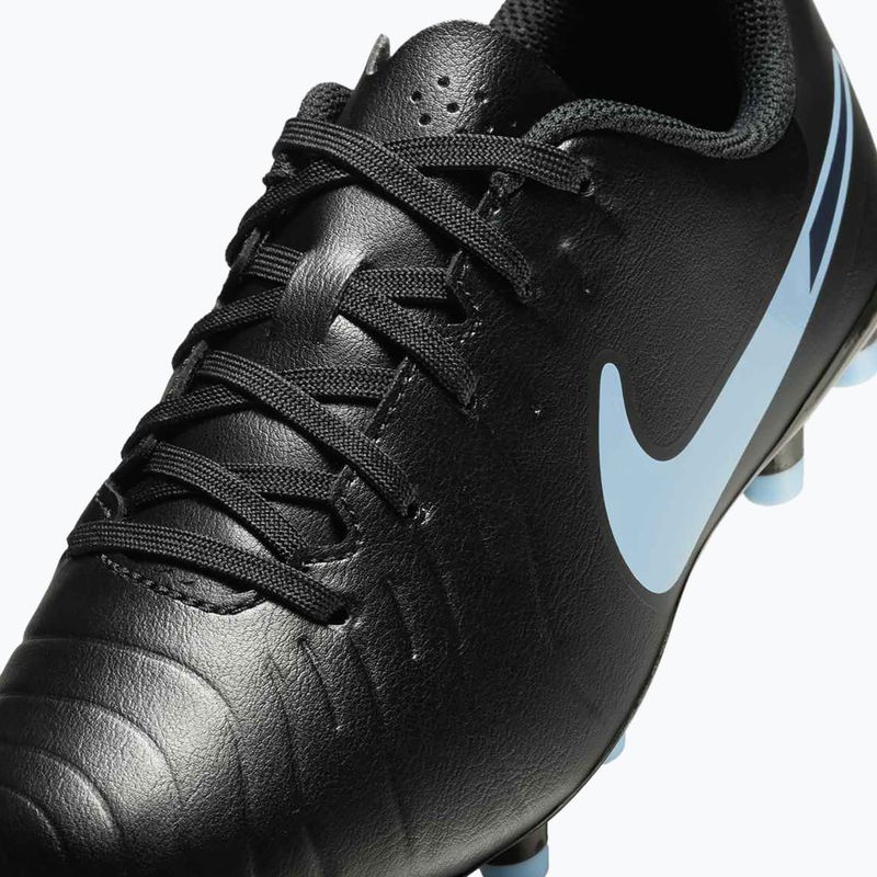 Încălțăminte de fotbal pentru copii Nike Tiempo Legend 10 Club FG/MG black/black 14