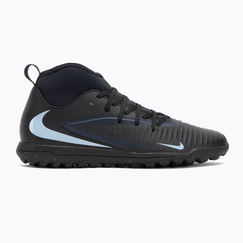 Încălțăminte de fotbal pentru bărbați Nike Phantom 6 High Club TF black/black 2
