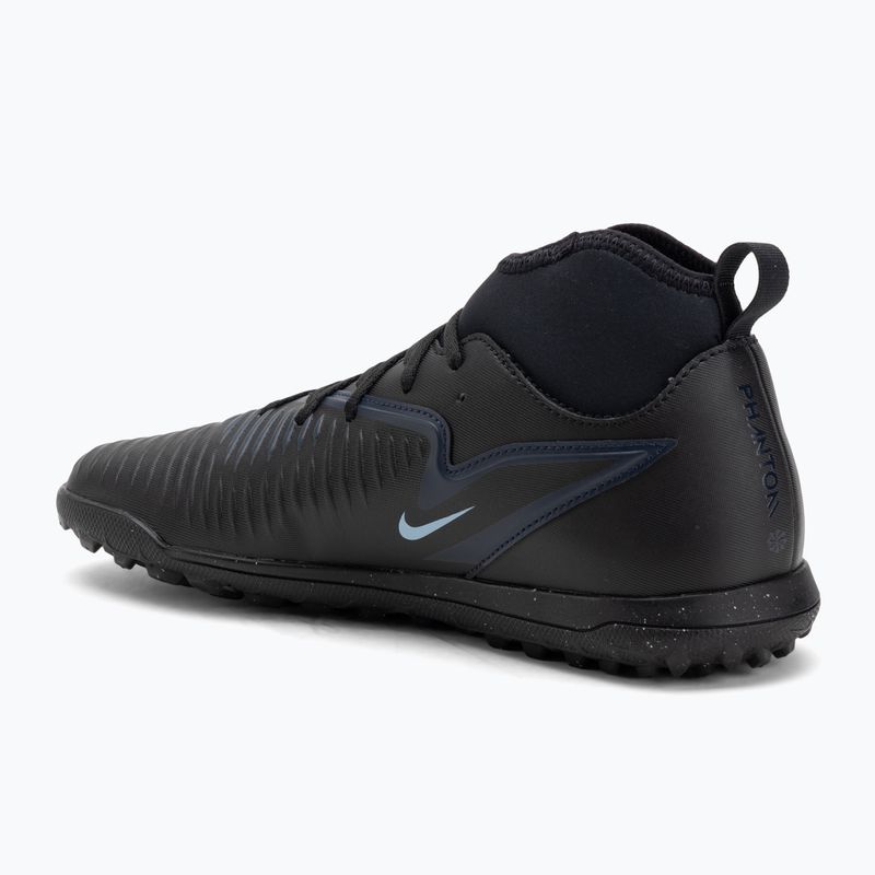Încălțăminte de fotbal pentru bărbați Nike Phantom 6 High Club TF black/black 3