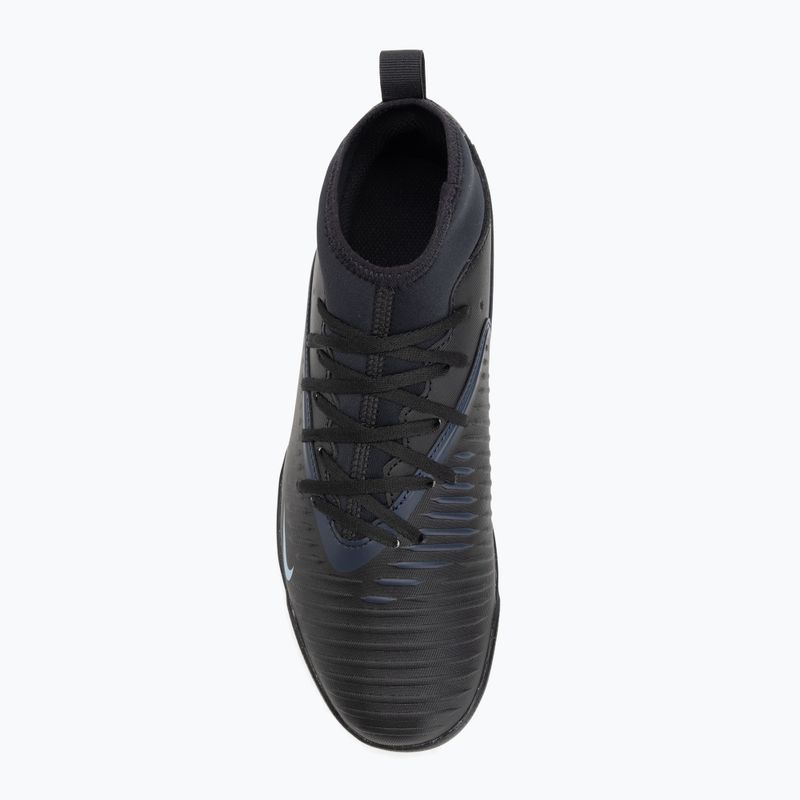 Încălțăminte de fotbal pentru bărbați Nike Phantom 6 High Club TF black/black 5