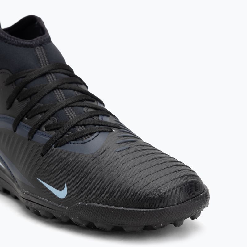 Încălțăminte de fotbal pentru bărbați Nike Phantom 6 High Club TF black/black 7