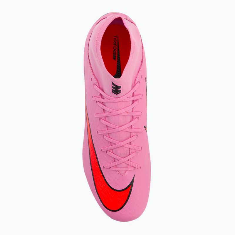 Încălțăminte de fotbal pentru bărbați Nike Mercurial Superfly 10 Academy MG magic flamingo/black/total crimson 5