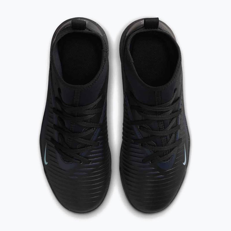 Încălțăminte de fotbal pentru copii Nike Phantom 6 High Club Jr TF black/black 8