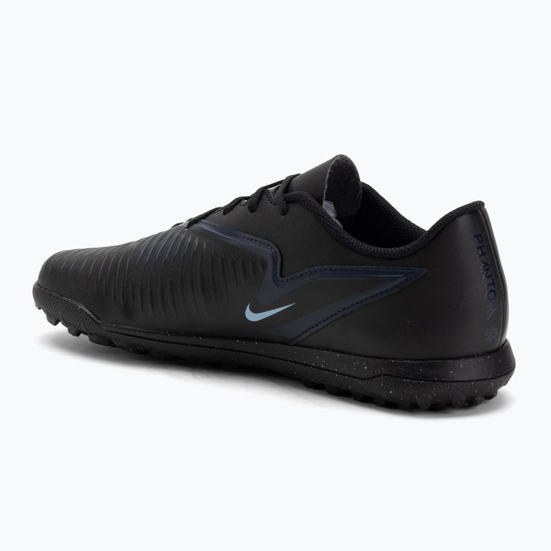 Încălțăminte de fotbal pentru bărbați Nike Phantom 6 Low Club TF black/black 3