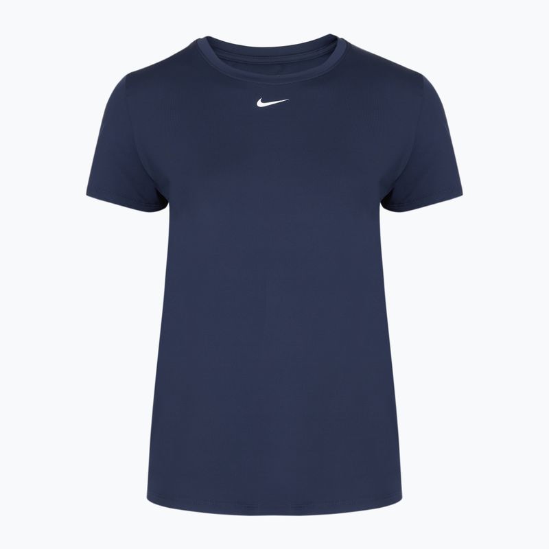Tricou de antrenament pentru femei Nike One Classic Dri-Fit midnight navy/white 4