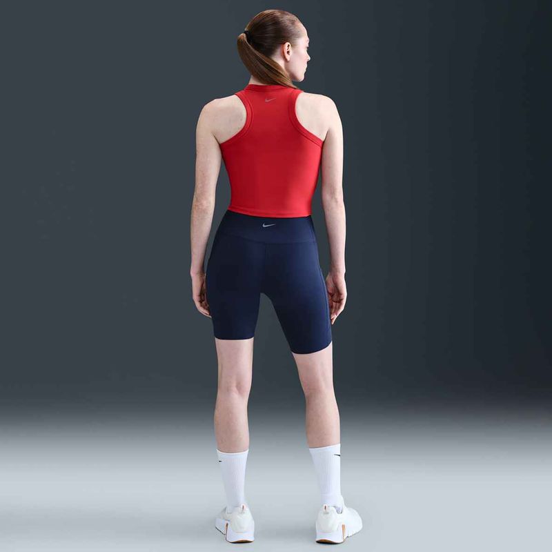 Pantaloni scurți pentru femeiNike One High Waisted 8" Biker midnight navy 10