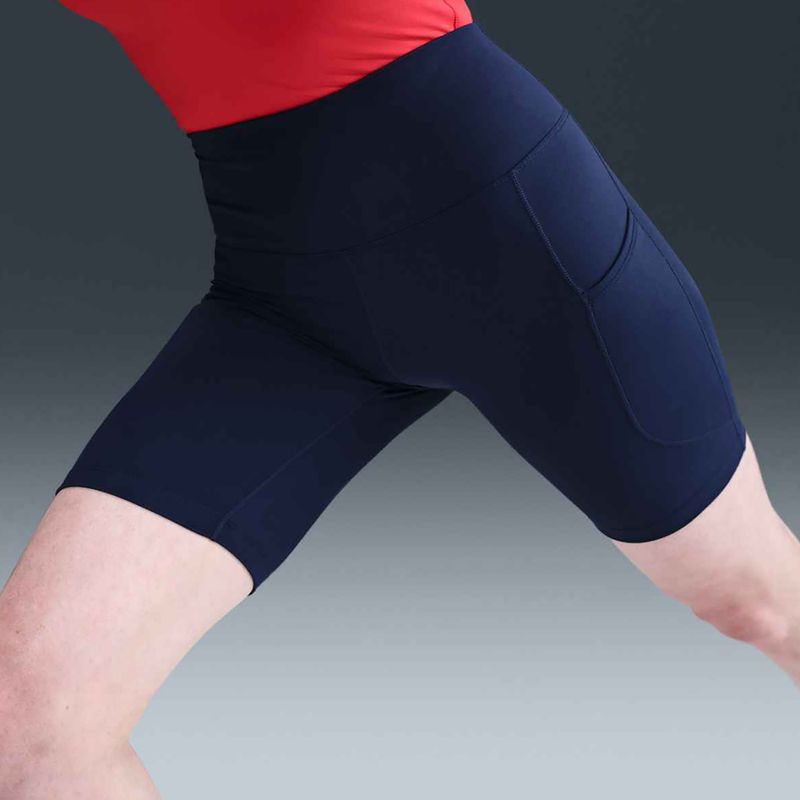 Pantaloni scurți pentru femeiNike One High Waisted 8" Biker midnight navy 11