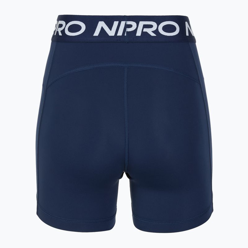Pantaloni scurți de antrenament pentru femei Nike Pro 365 5" midnight navy/white 6