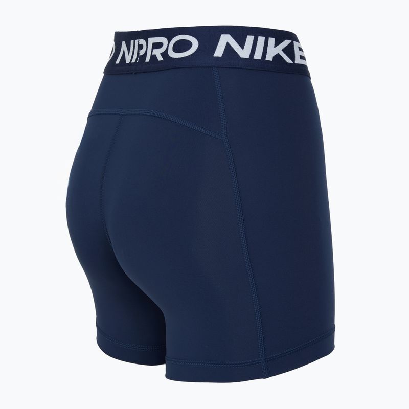 Pantaloni scurți de antrenament pentru femei Nike Pro 365 5" midnight navy/white 8