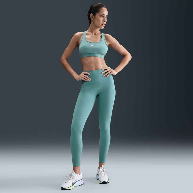 Sutien pentru antrenament Nike Swoosh Light Support cannon/white 7