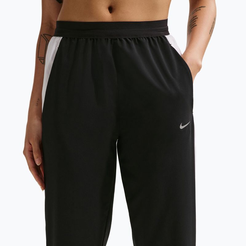 Pantaloni de alergare pentru femei Nike Tempo Swoosh Dri-Fit Mid-Rise 7/8 black/white 5