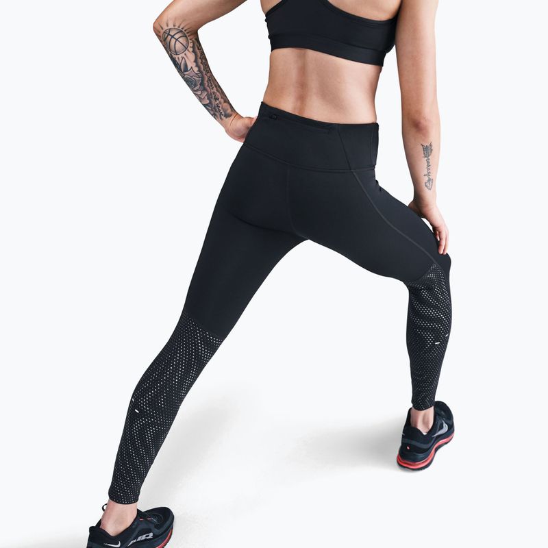 Colanți de alergare pentru femei Nike Tempo Flash High-Waisted 7/8 black 5