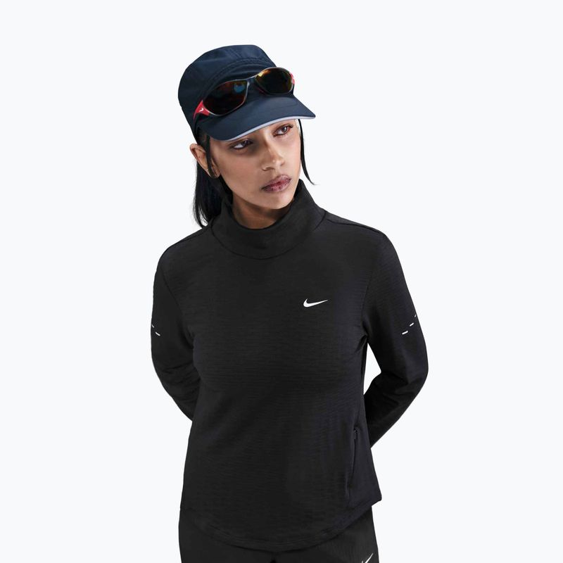 Longsleeve de alergare pentru femei Nike Swift Therma-Fit Turtle Neck black