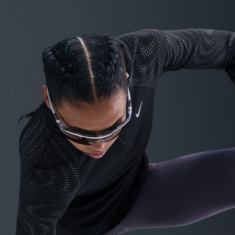 Longsleeve de alergare pentru femei Nike Tempo Flash Dri-Fit 1/4 Zip black 6