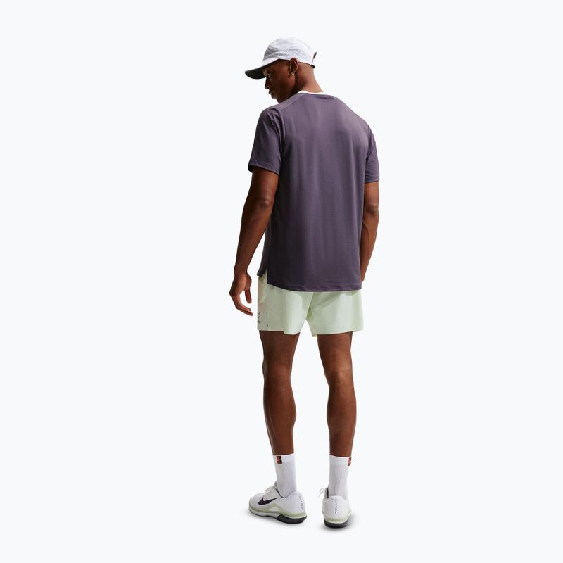Pantaloni scurți de tenis pentru bărbați Nike Court Dri-Fit Advantage 6" Volt Tint/Black 5