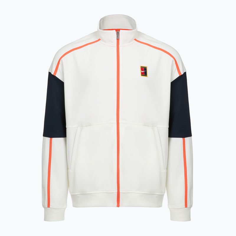 Bluză de tenis pentru bărbați Nike Court Heritage sail/turf orange 6