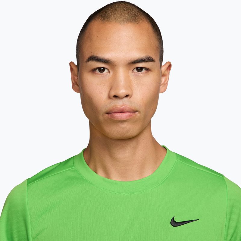 Tricou de tenis pentru bărbați Nike Court Dri-Fit Victory Mean Green/Black 3