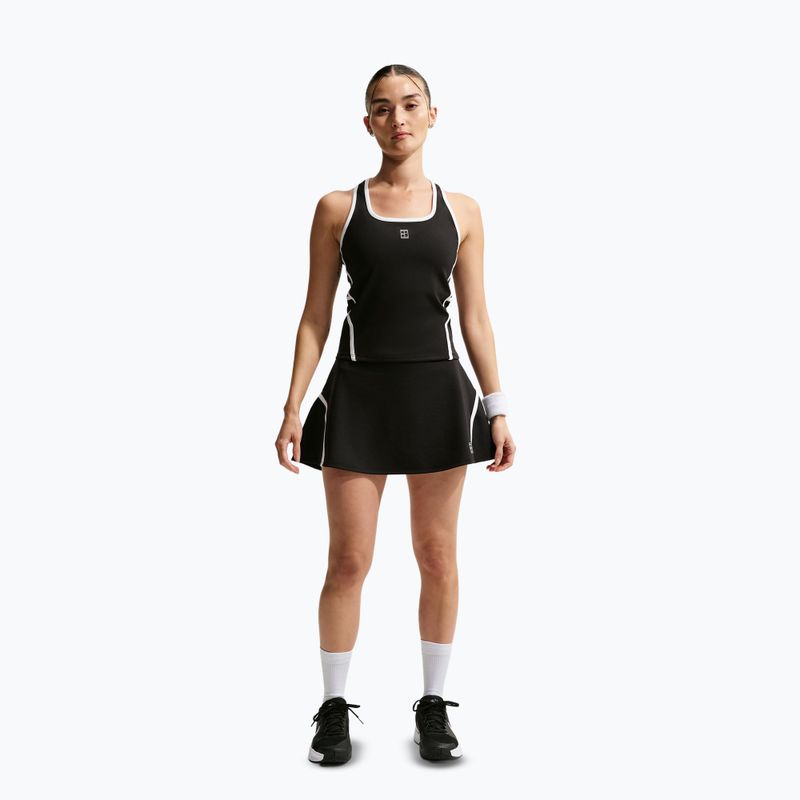 Fustă de tenis Nike Court Advantage Dri-Fit High Waisted black/white 2