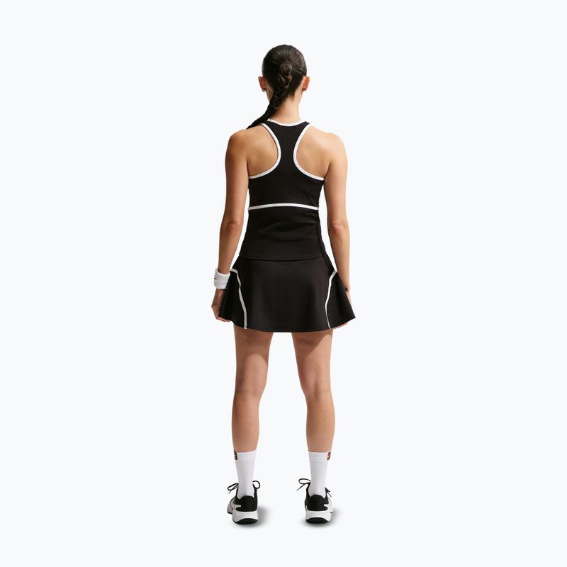 Fustă de tenis Nike Court Advantage Dri-Fit High Waisted black/white 3