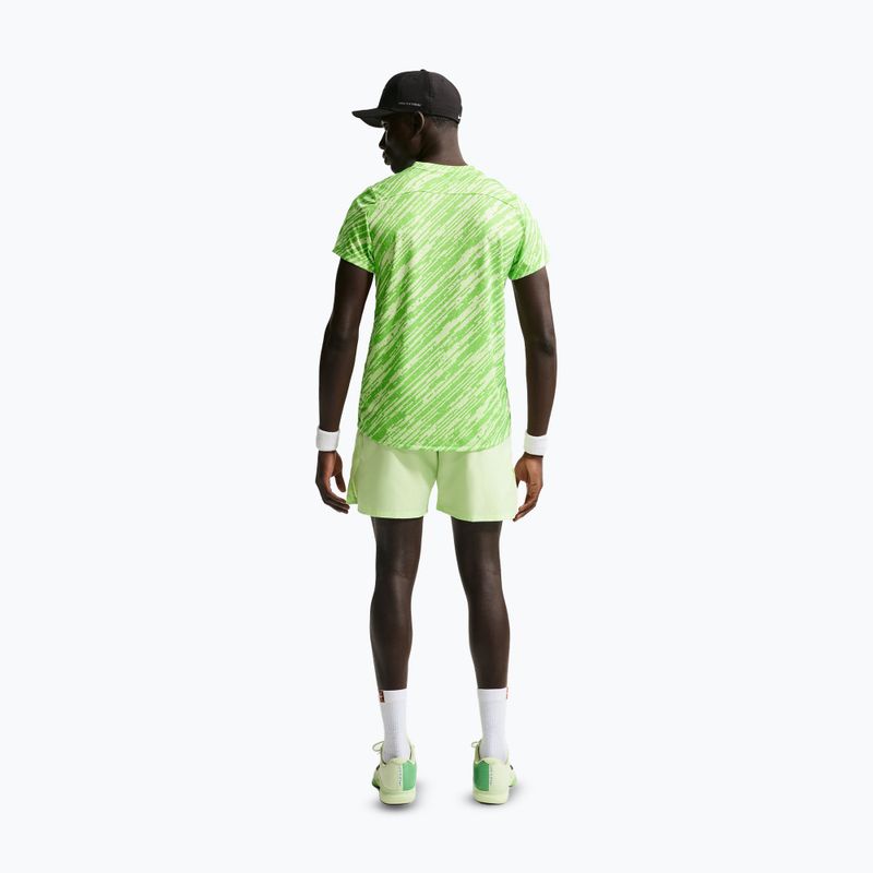 Pantaloni scurți de tenis pentru bărbați Nike Court Dri-Fit Victory 7" light liquid lime/black 4