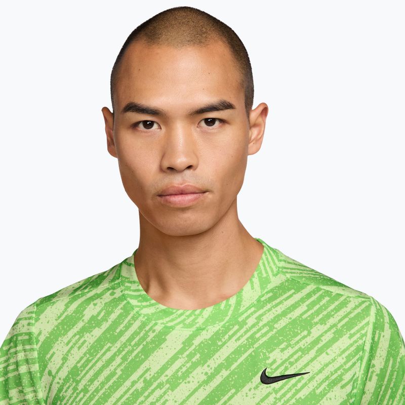 Tricou de tenis pentru bărbați Nike Court Dri-Fit Victory Print mean green/black 3