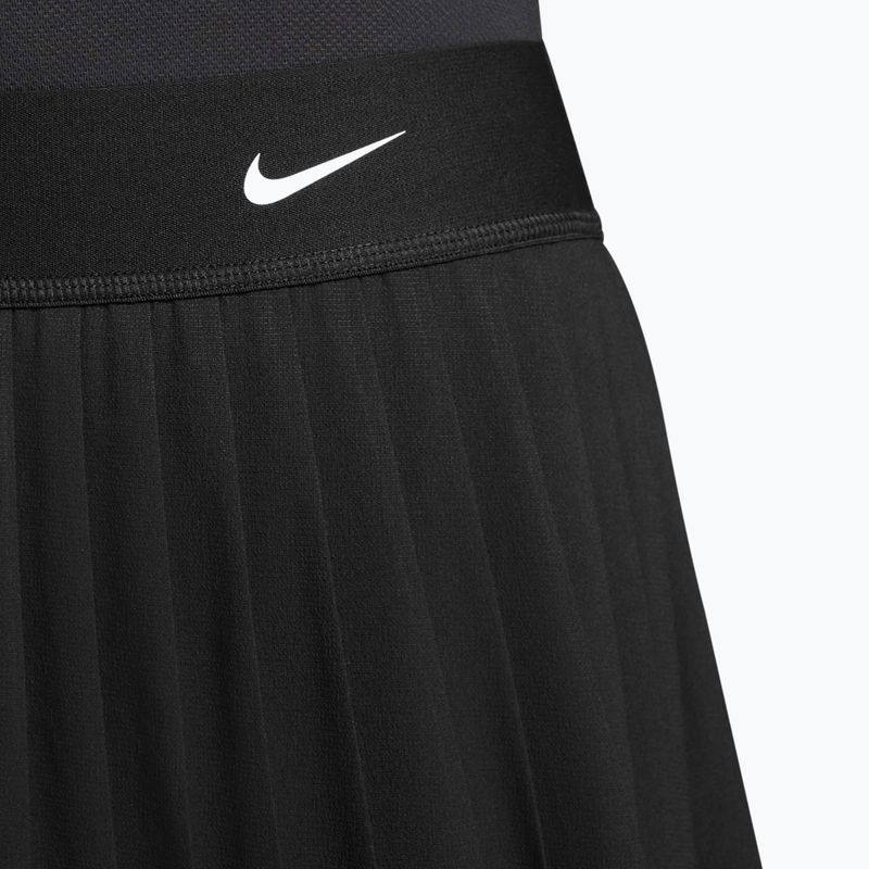 Fustă de tenis Nike Victory Dri-Fit High-Waisted Pleated black/white 4