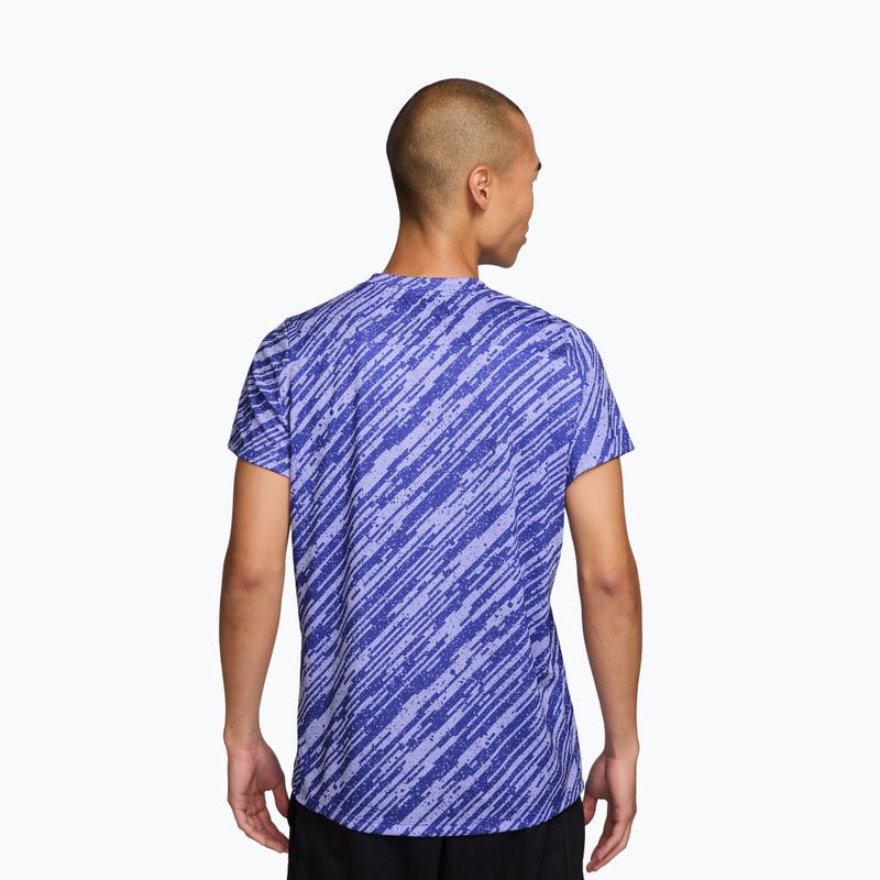 Tricou de tenis pentru bărbați Nike Court Dri-Fit Victory Print lapis/white 2