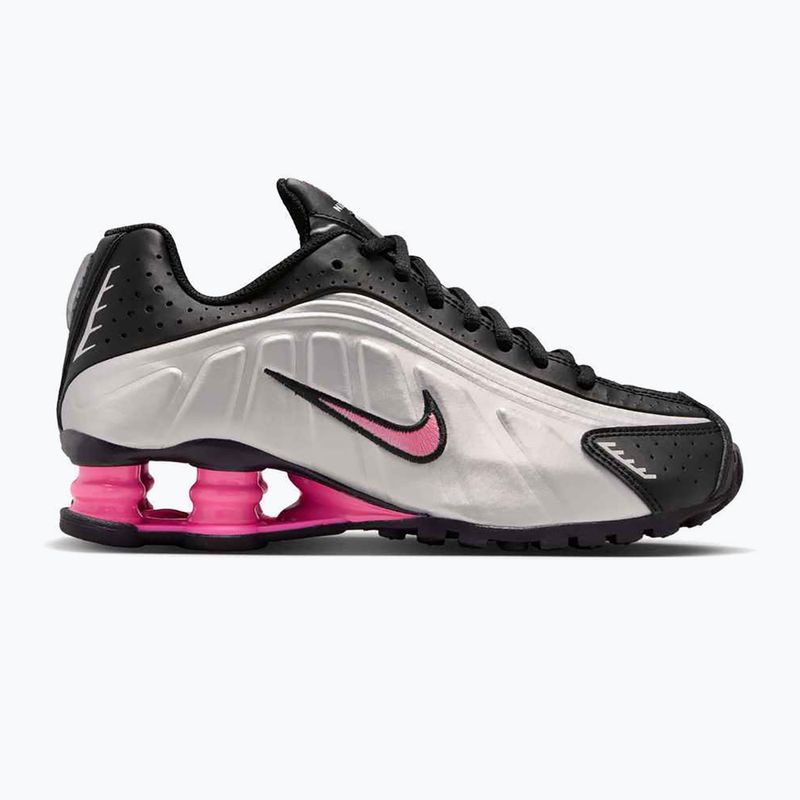 Încălțăminte Nike Shox R4 black/pinksicle/metallic silver 8