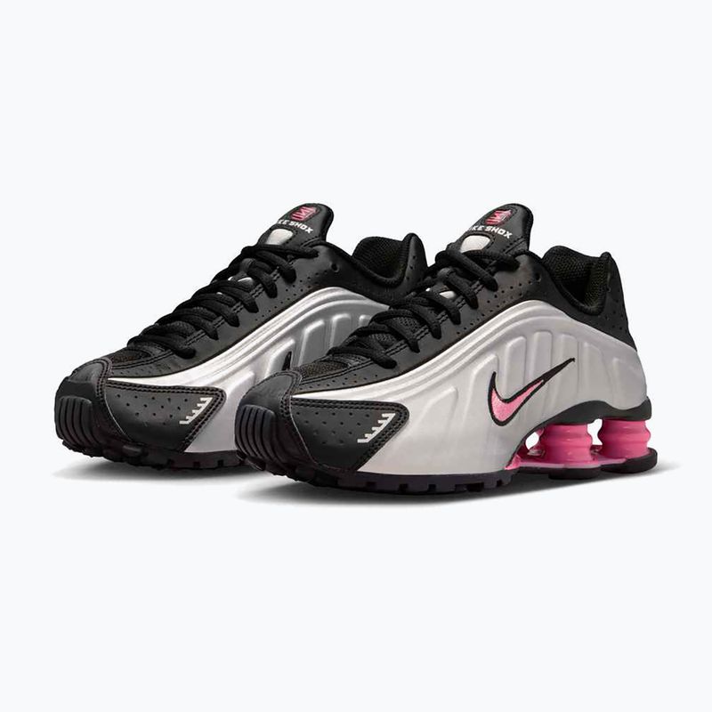 Încălțăminte Nike Shox R4 black/pinksicle/metallic silver 10