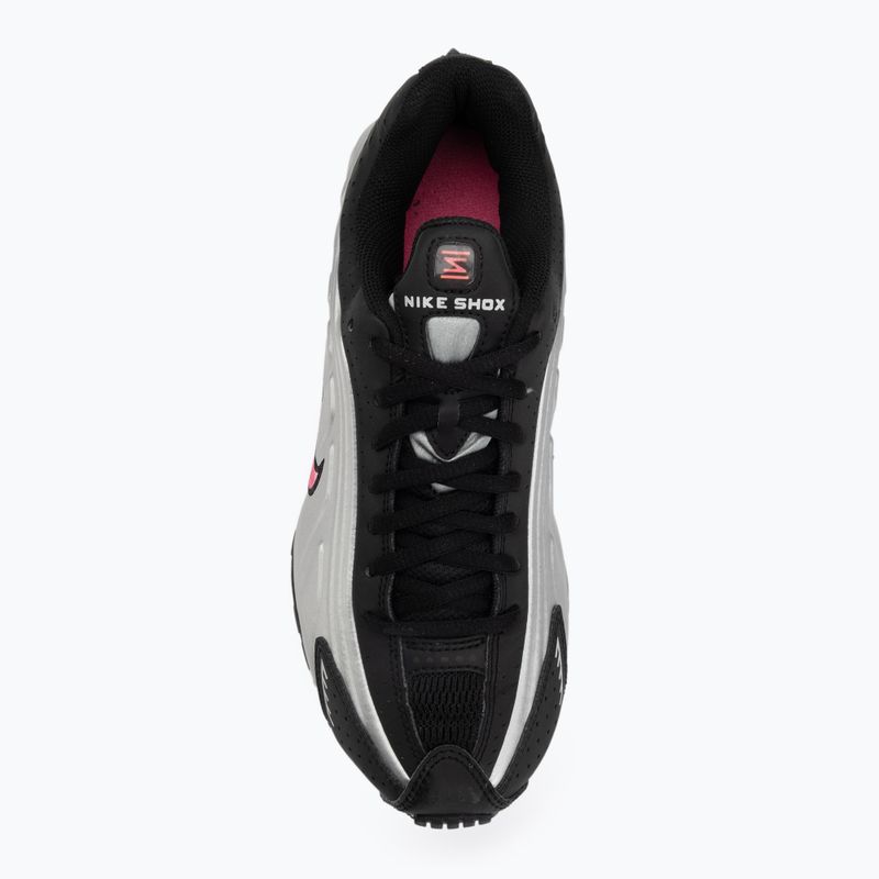 Încălțăminte Nike Shox R4 black/pinksicle/metallic silver 5