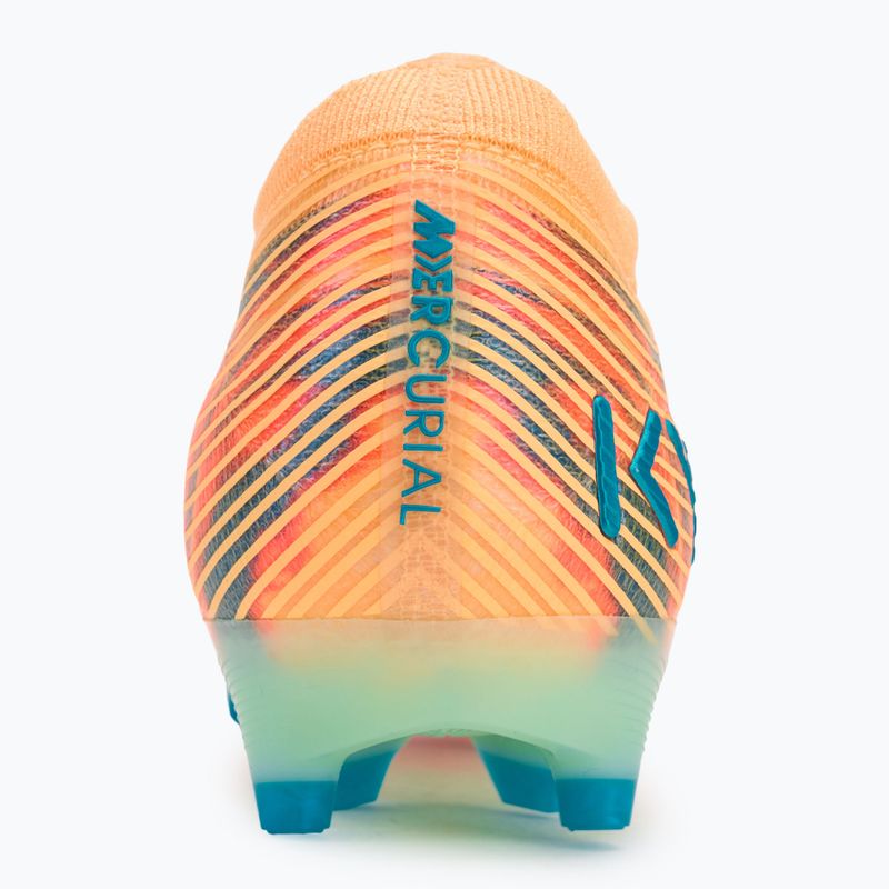 Încălțăminte de fotbal pentru bărbați Nike Zoom Vapor 16 Elite Kylian Mbappe AG-Pro melon tint/igloo/neo turquoise 6