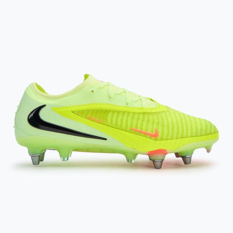 Ghete de fotbal pentru bărbați Nike Phantom 6 Low Elite SG-Pro Hyper Crimson/Limelight/Black 2