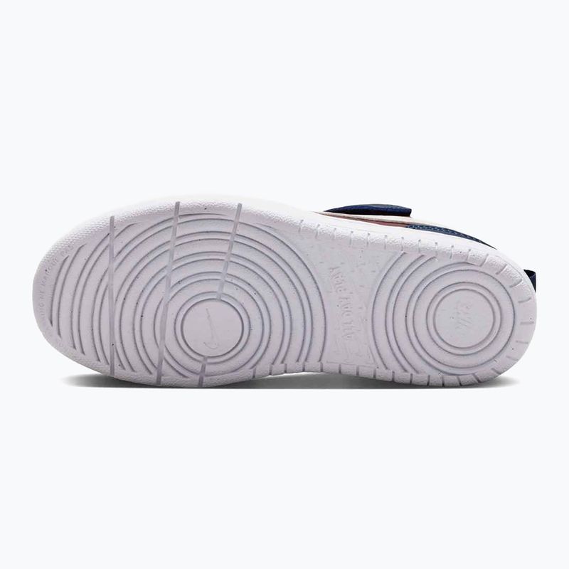 Încălțăminte pentru copii Nike Court Borough Low Recraft  dark team red/soft pearl/midnight navy 9