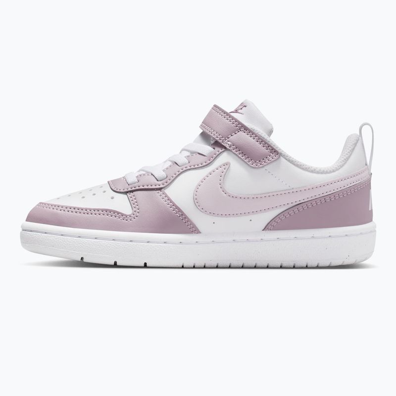 Încălțăminte pentru copii Nike Court Borough Low Recraft white/plum fog/white/venice 2