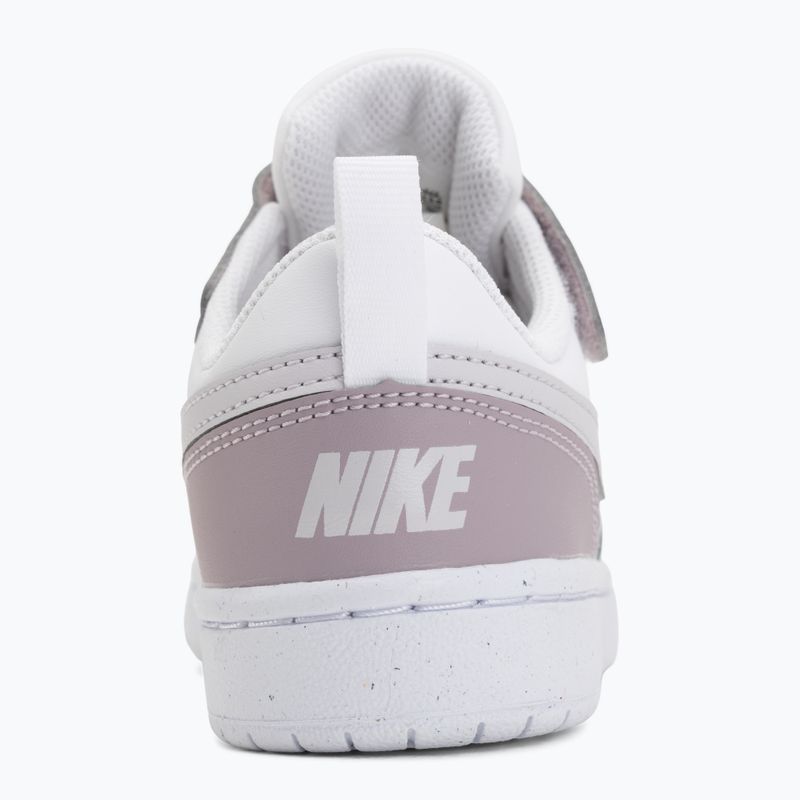 Încălțăminte pentru copii Nike Court Borough Low Recraft white/plum fog/white/venice 6