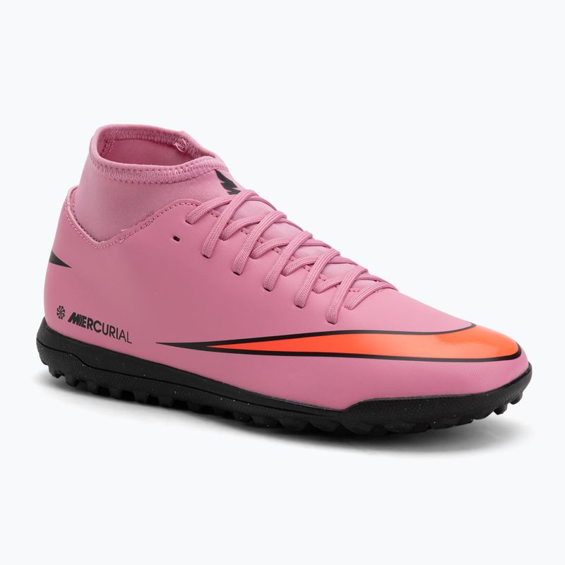 Încălțăminte de fotbal pentru bărbați Nike Mercurial Superfly 10 Club TF magic flamingo/black/total crimson